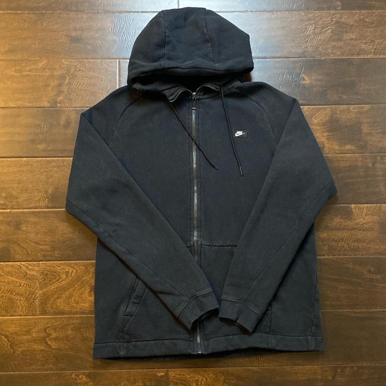 mens nike tech hoodie black