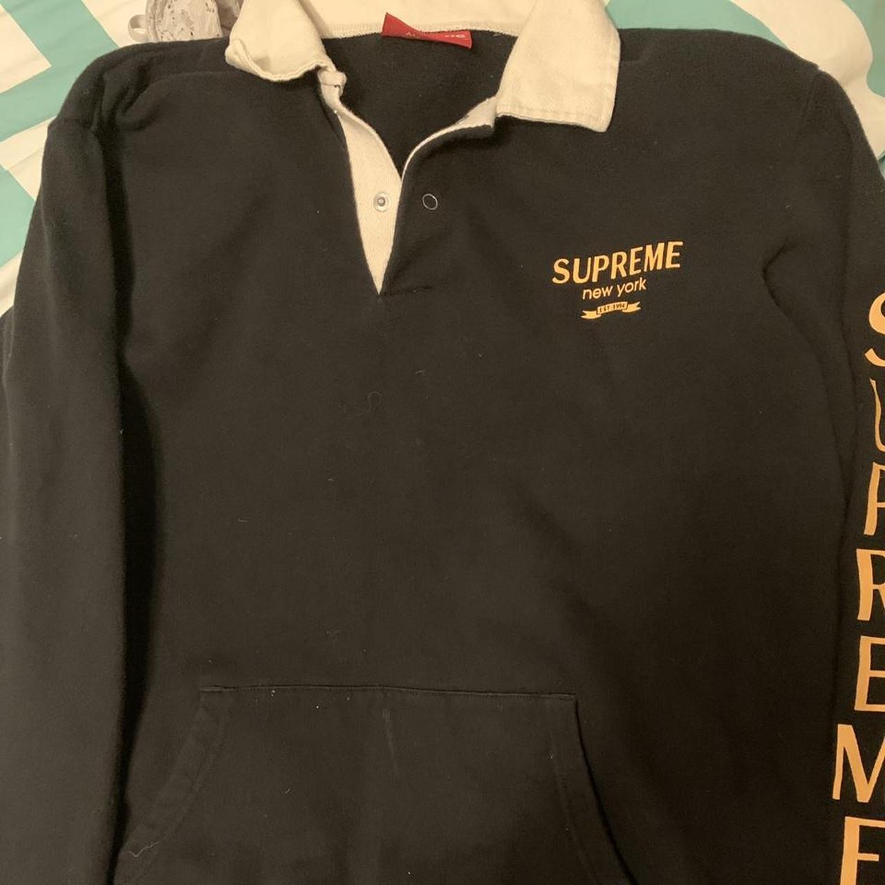 supreme collared sweatshirt