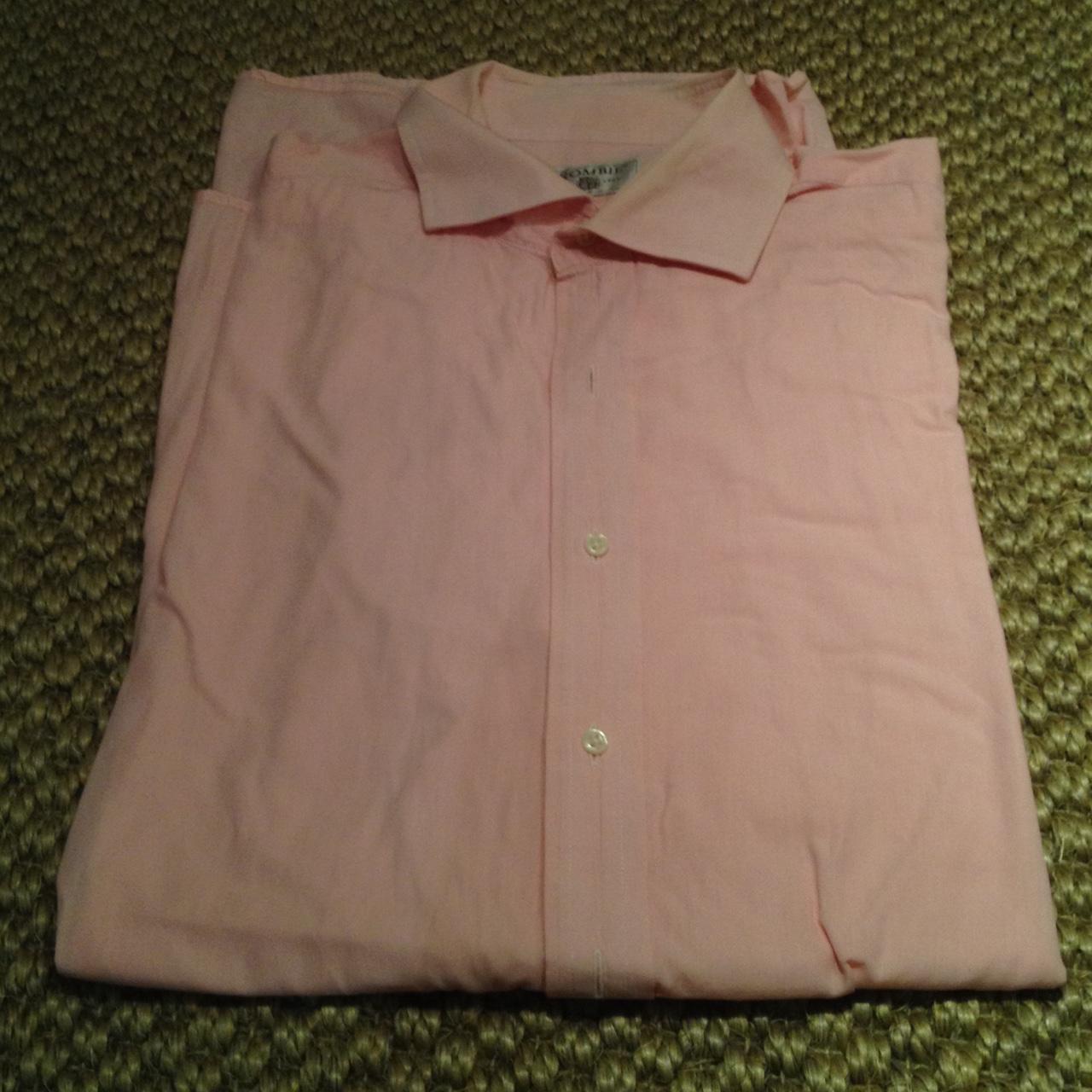 Crombie shirt - light pink - XL - very good... - Depop
