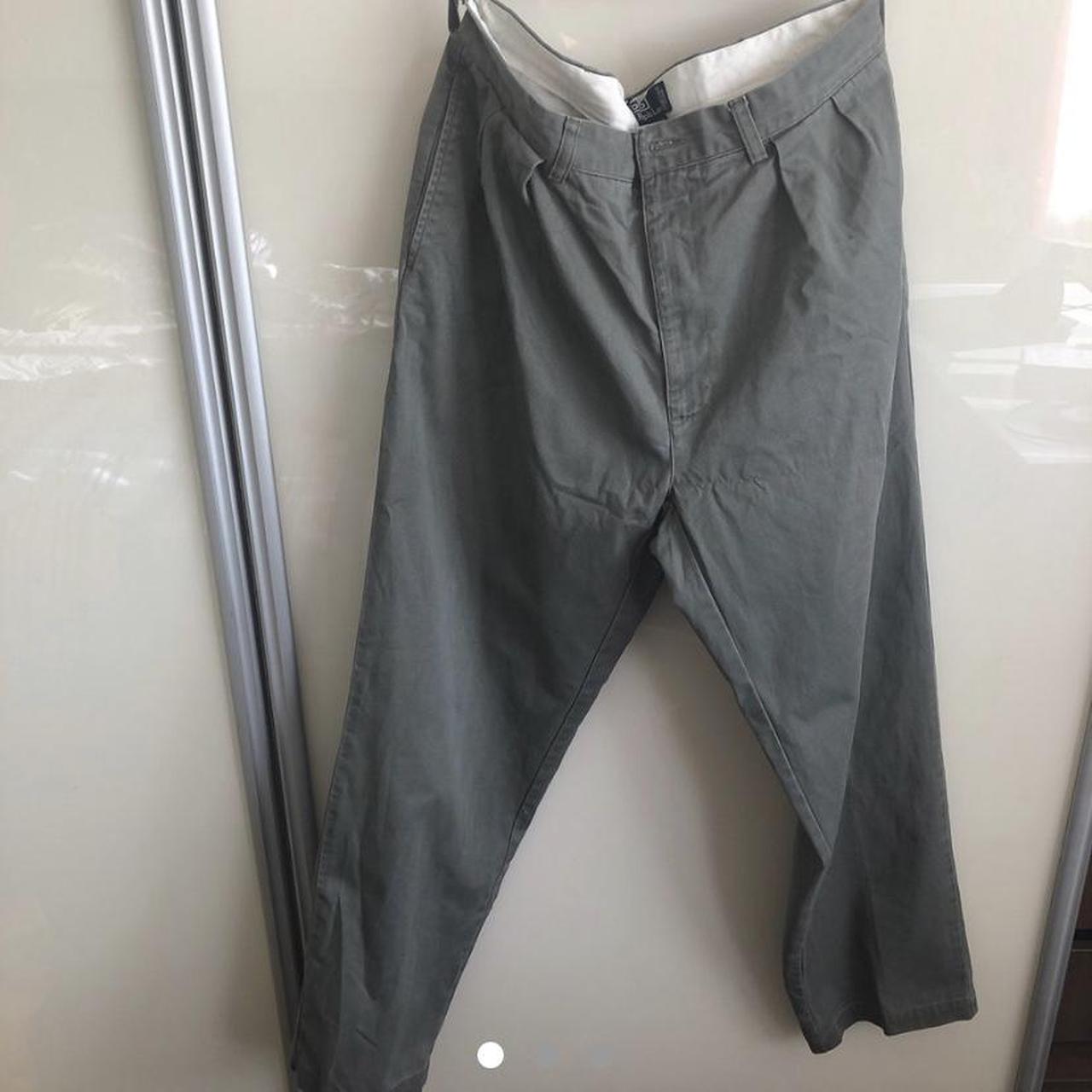 Ralph Lauren Men's Green and Khaki Trousers (2)