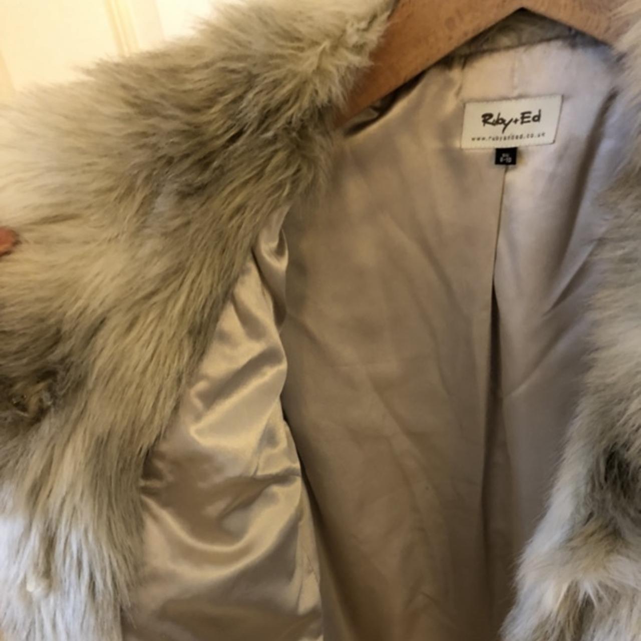 Ruby and ed shop faux fur coat