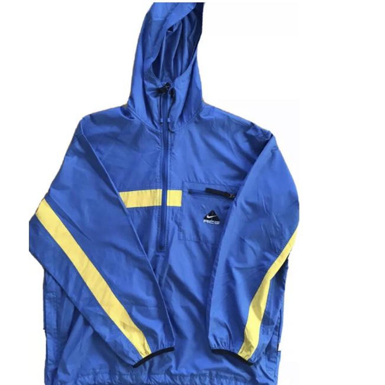 Rare vintage Nike ACG jacket - medium - blue.... - Depop