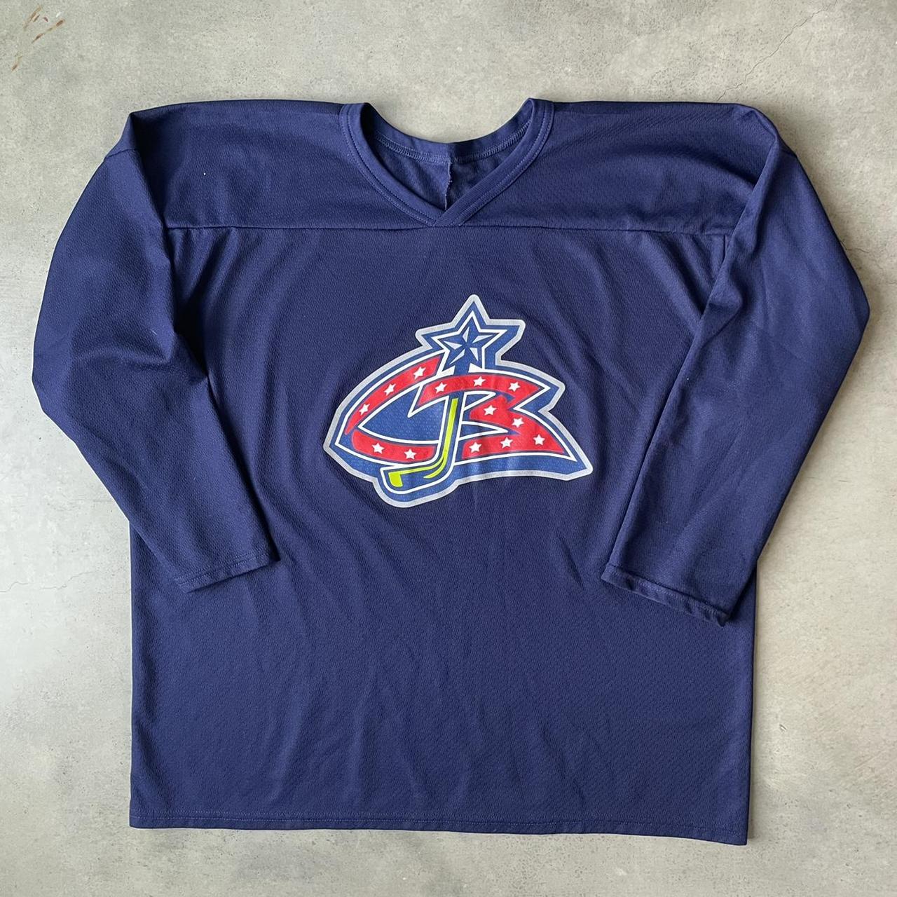 columbus blue jackets throwback jersey