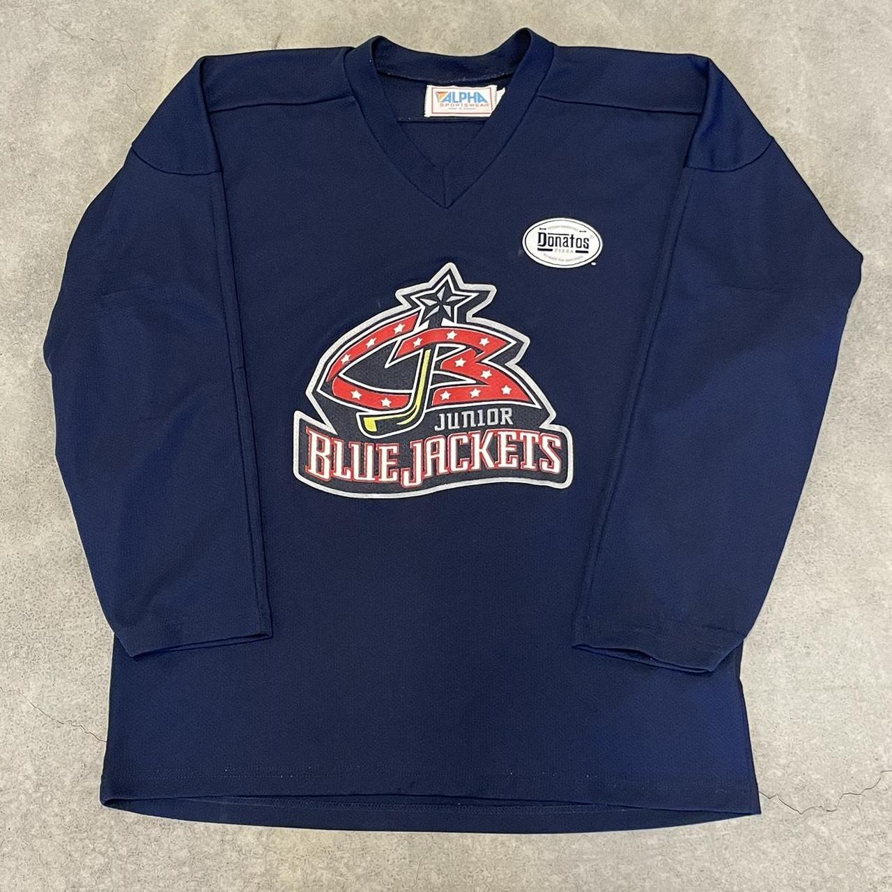 Vintage Columbus Blue Jackets NHL Hockey Crewneck Sweatshirt 