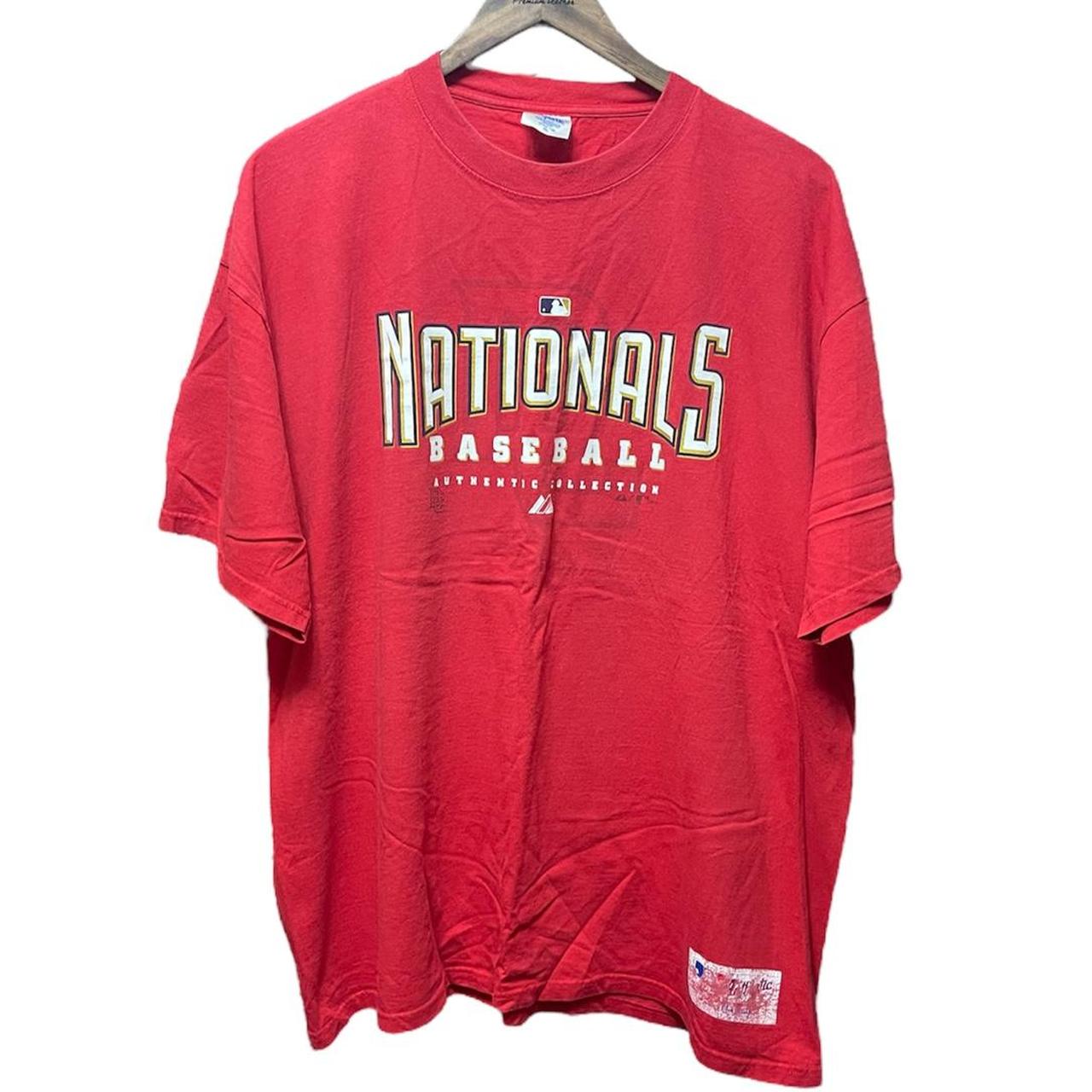 MLB Majestic Washington Nationals red size 2XL t - Depop