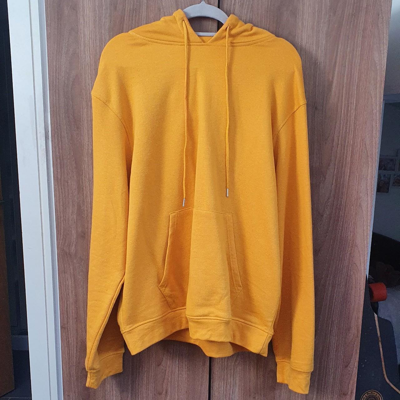 Oversized Mustard Hoodie (XL). Unisex Worn once for... Depop