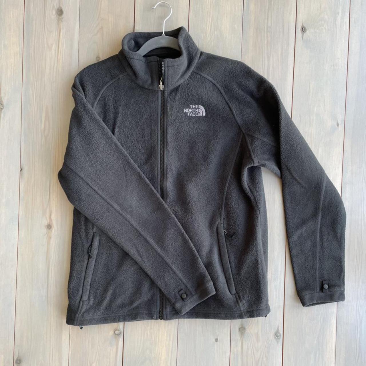 The North Face Full length zip Fleece Black Womens... - Depop