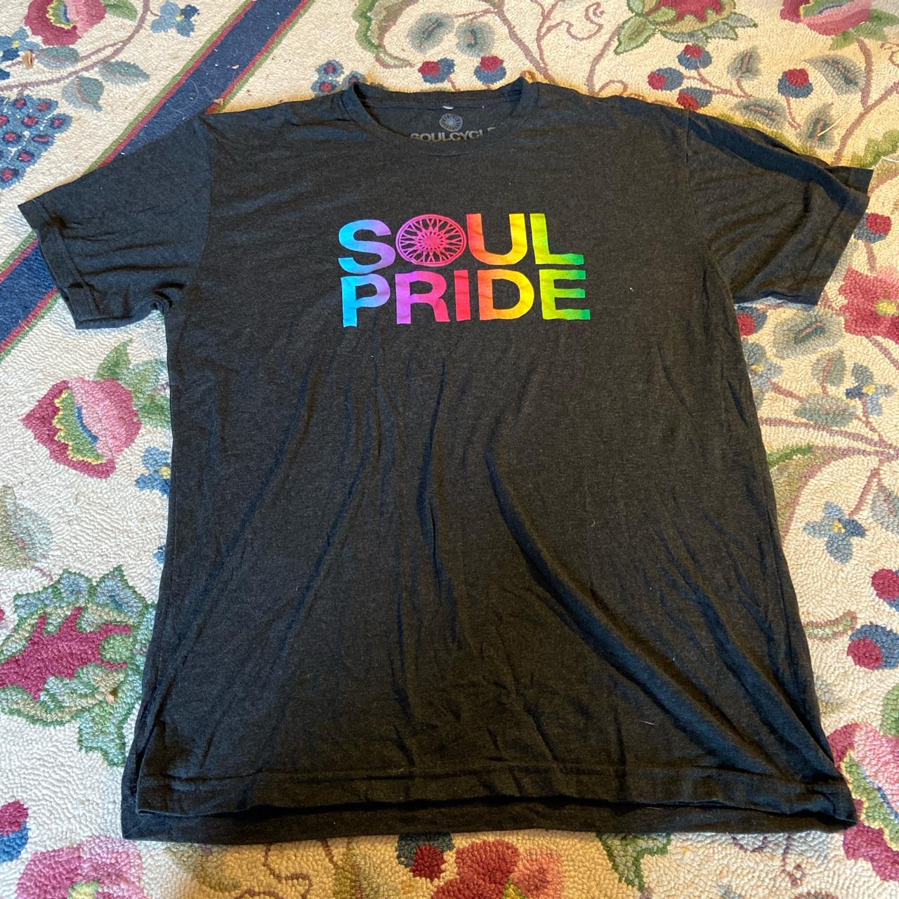 Men’s SoulCycle size medium “Soul Pride” cotton... - Depop