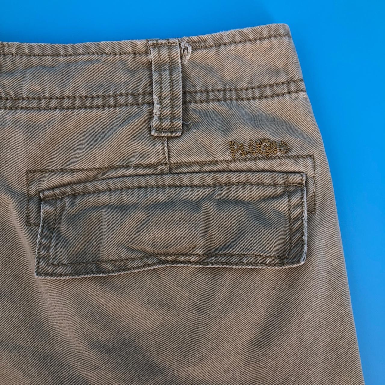 Y2K vintage Plugg cargo shorts 2000s 00s era 100%... - Depop