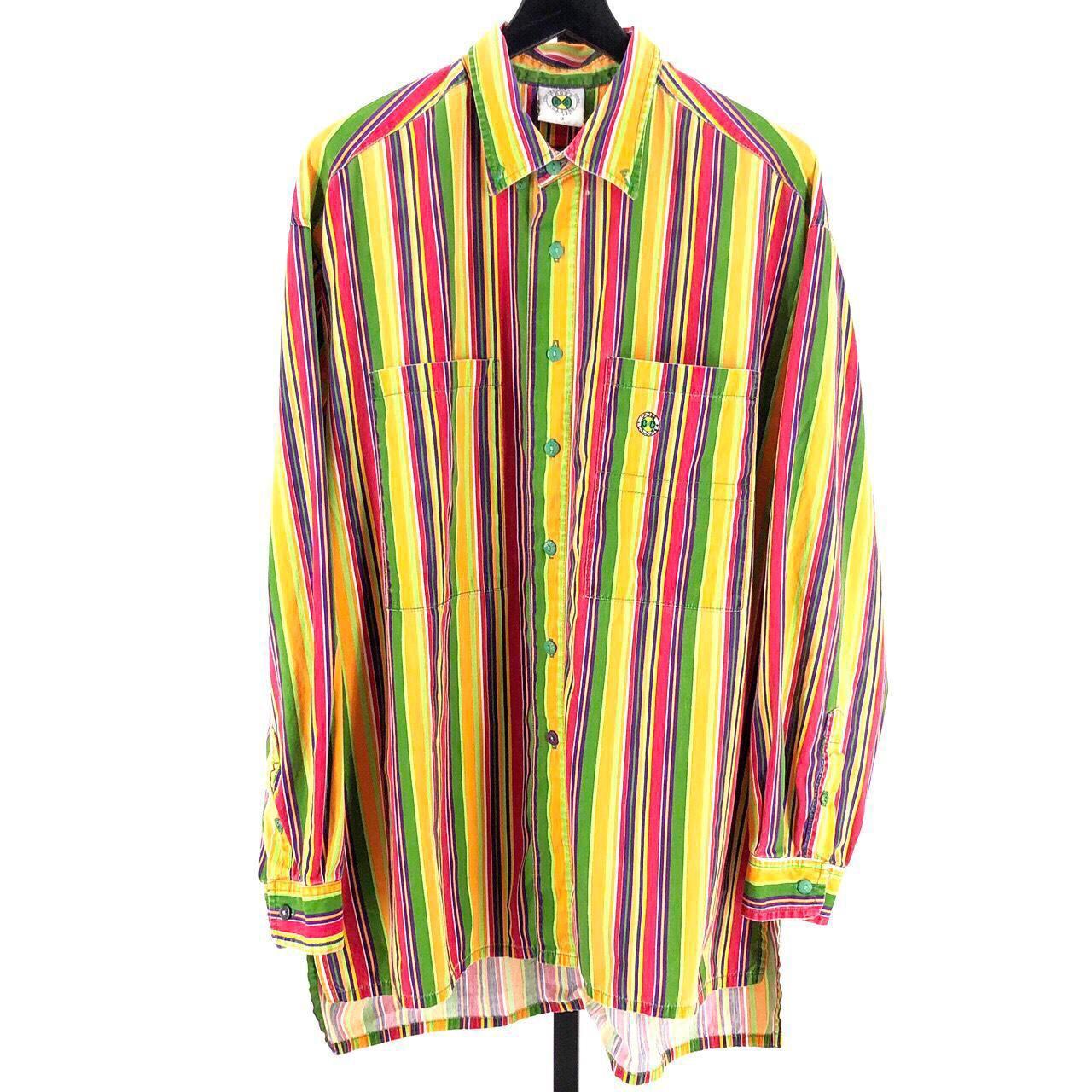 90s vintage Cross Colours button down shirt 1990s... - Depop