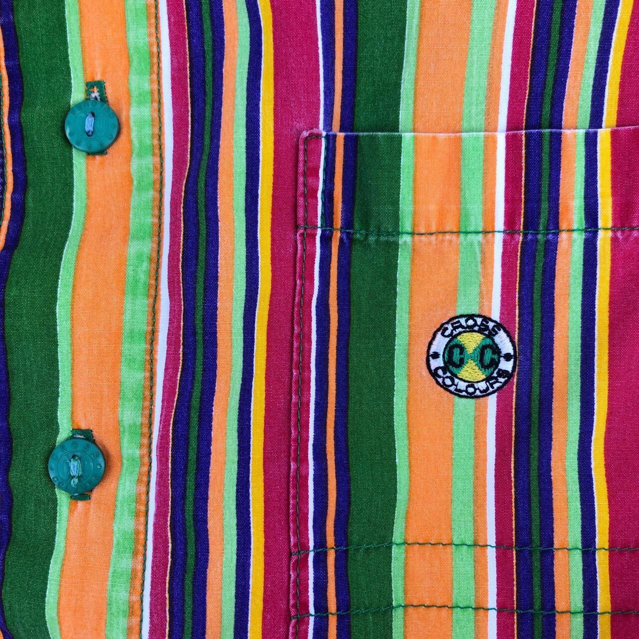 90s vintage Cross Colours button down shirt 1990s... - Depop