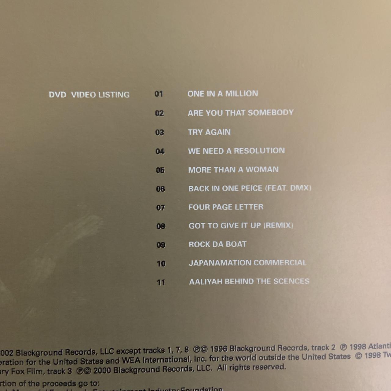 aaliyah i care 4 u compilation album vintage rare... Depop