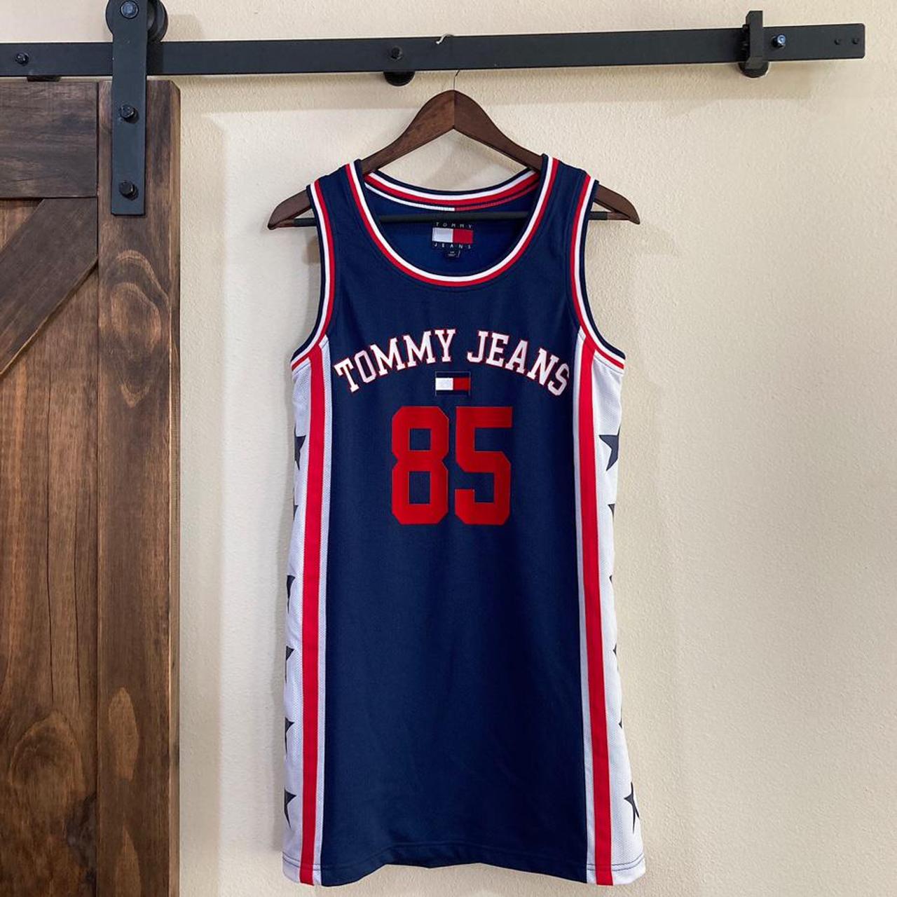 tommy jeans basketball jersey