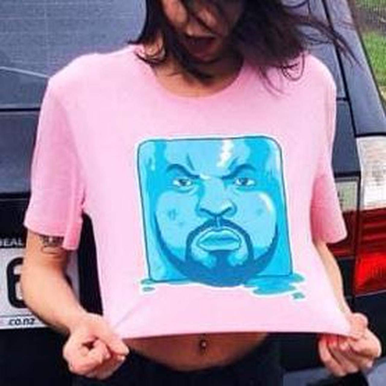 Goat Crew Ice Cube cropped tshirt Size S Ignore... | Depop, image size:1280x1280