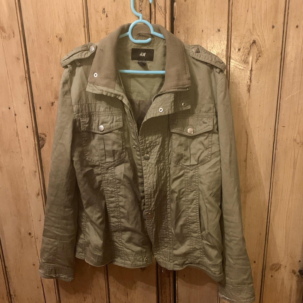 H&m military clearance jacket