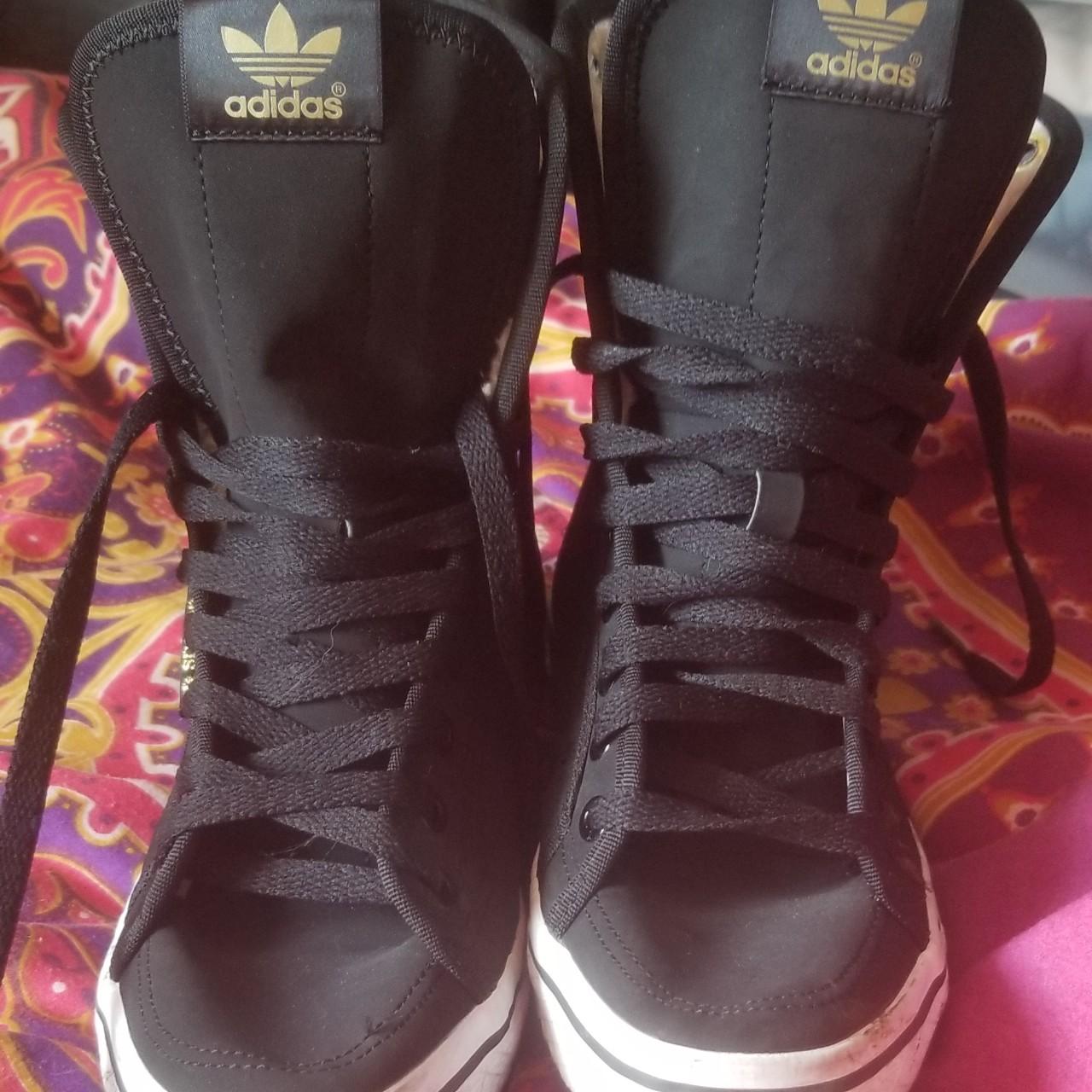 adidas high tops with fur lining