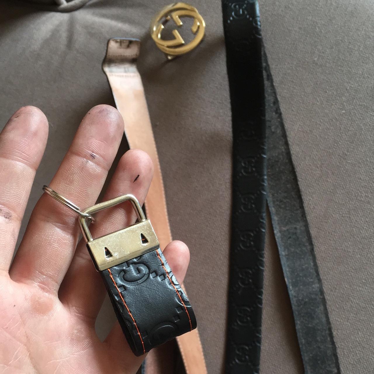 Handmade Custom Gucci Keychain, made from 100% - Depop