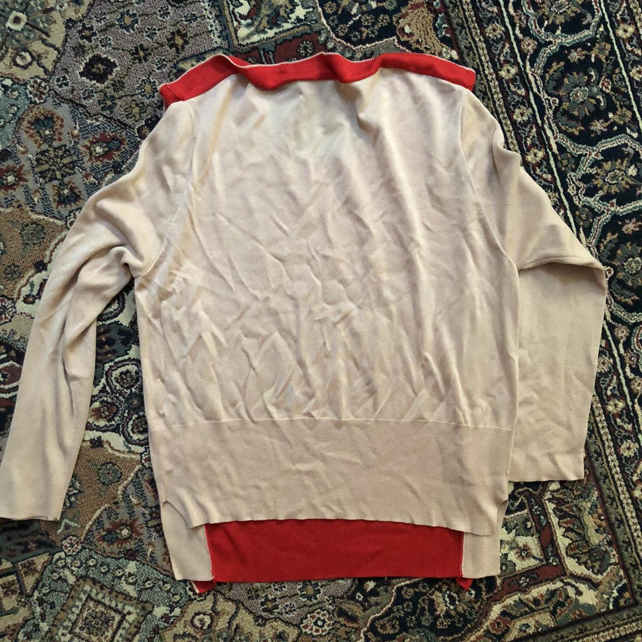 Sonia Rykiel Women's Red and Tan Jumper (2)