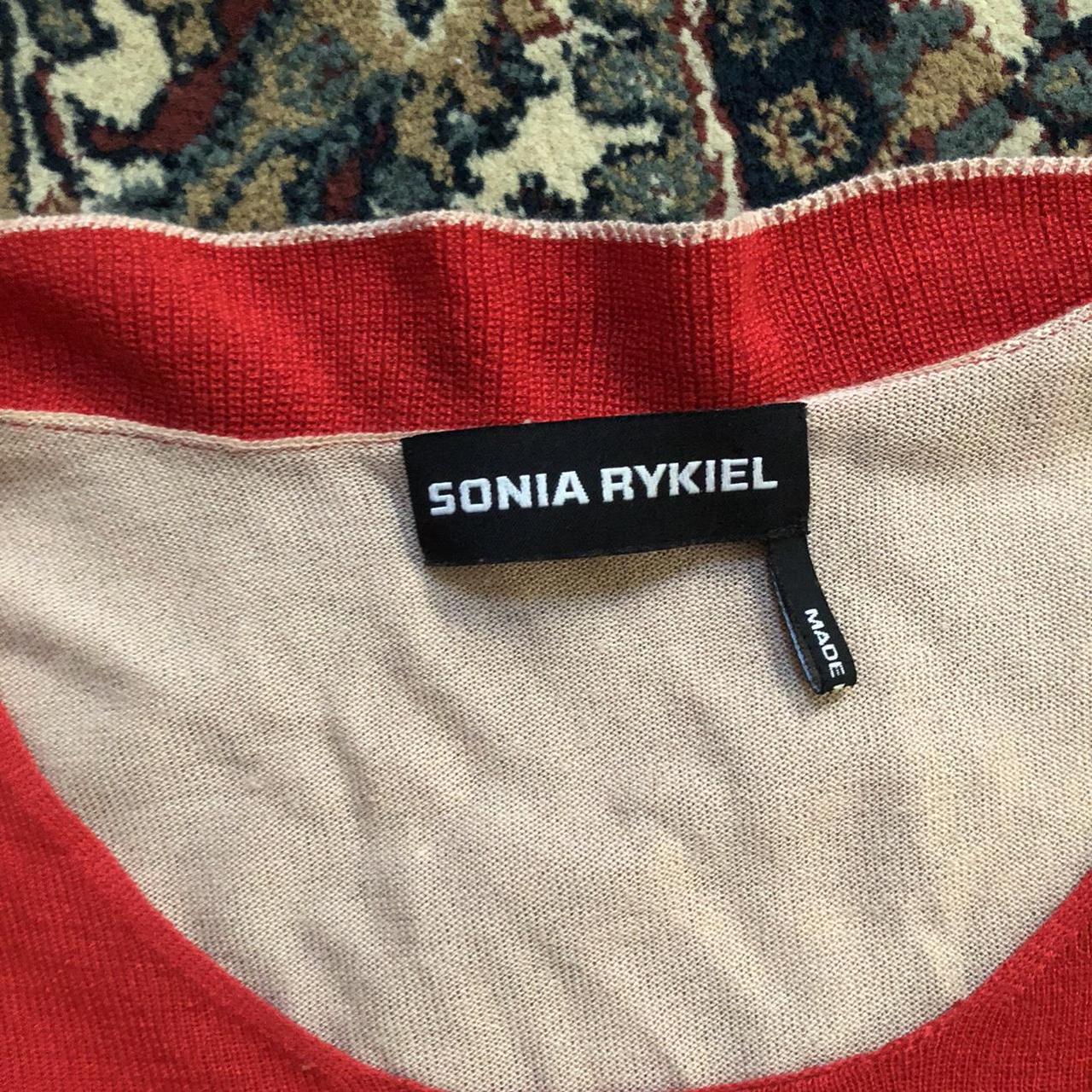 Sonia Rykiel Women's Red and Tan Jumper (3)