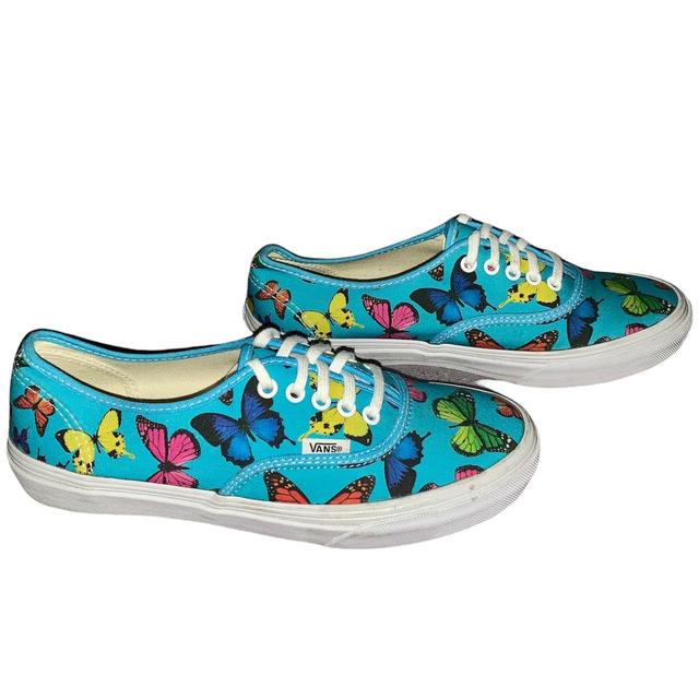 blue butterfly vans