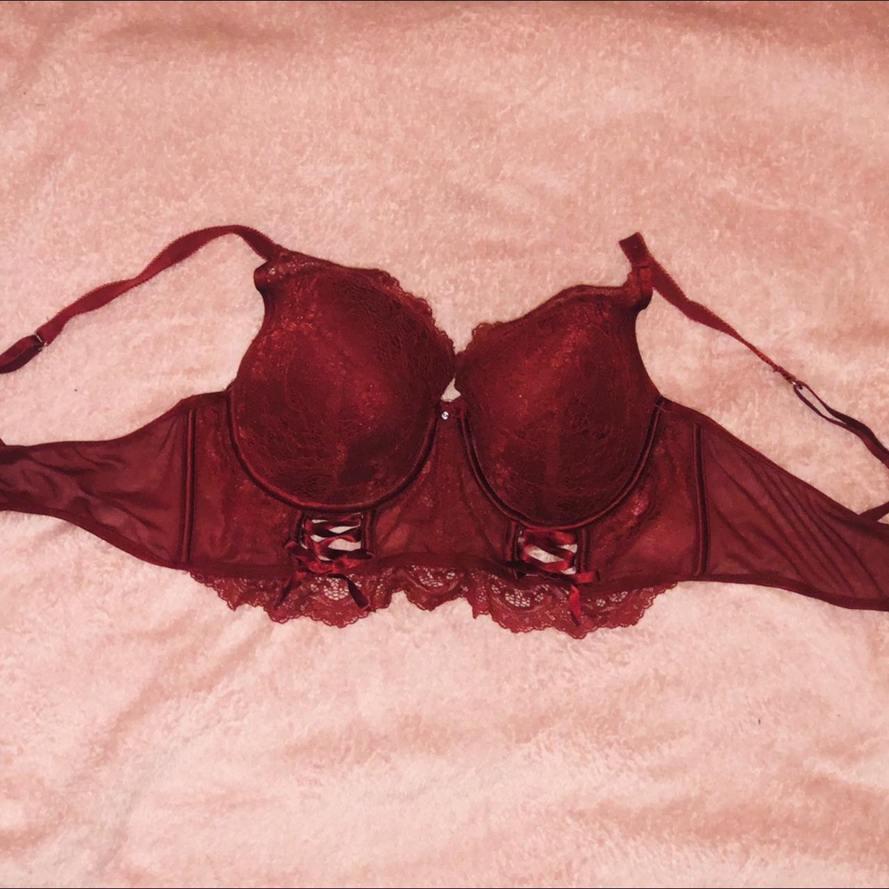 Primark Burgundy Lace Bralette Size S Great Condition