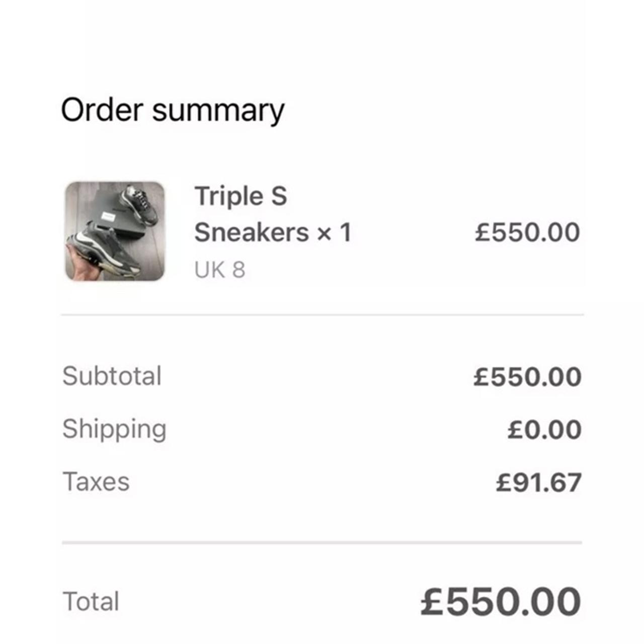 SOLD SOLD SOLD SOLD Triple S Trainers in the best... - Depop