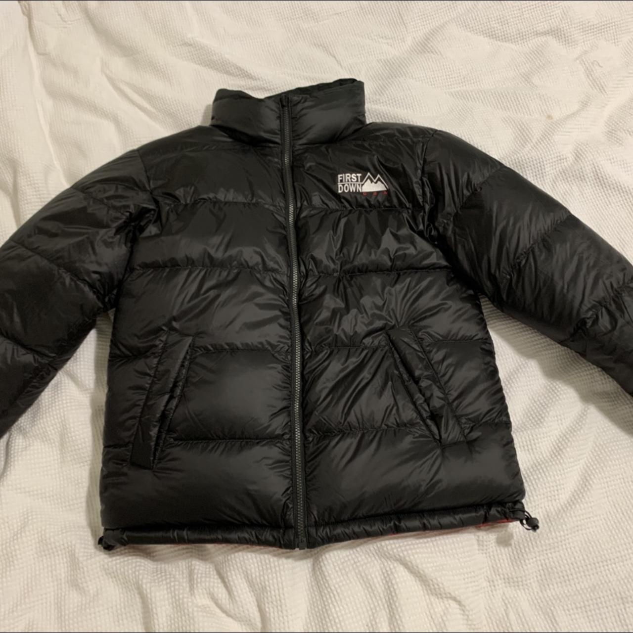 First Down USA reversible puffer jacket Bought in... - Depop