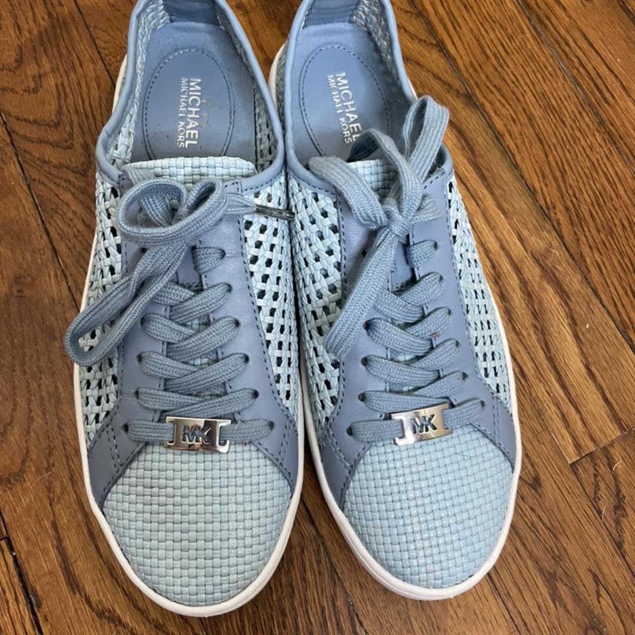 michael kors blue trainers