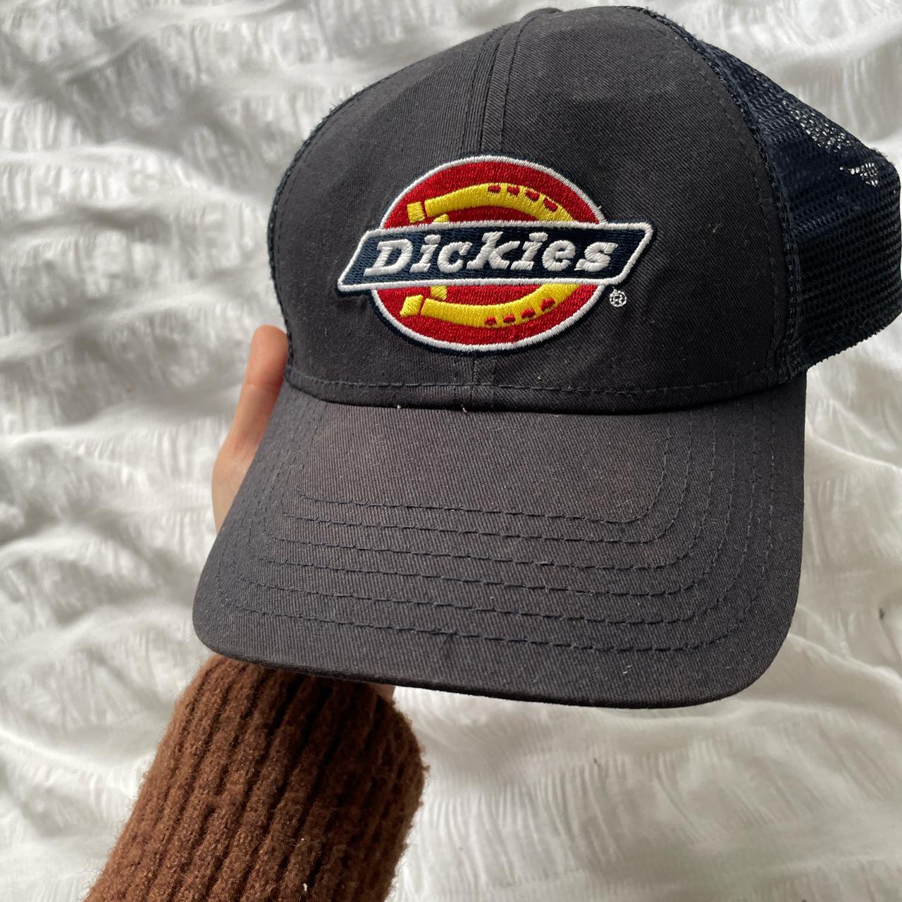 Blue Dickies Trucker hat Perfect condition - Depop