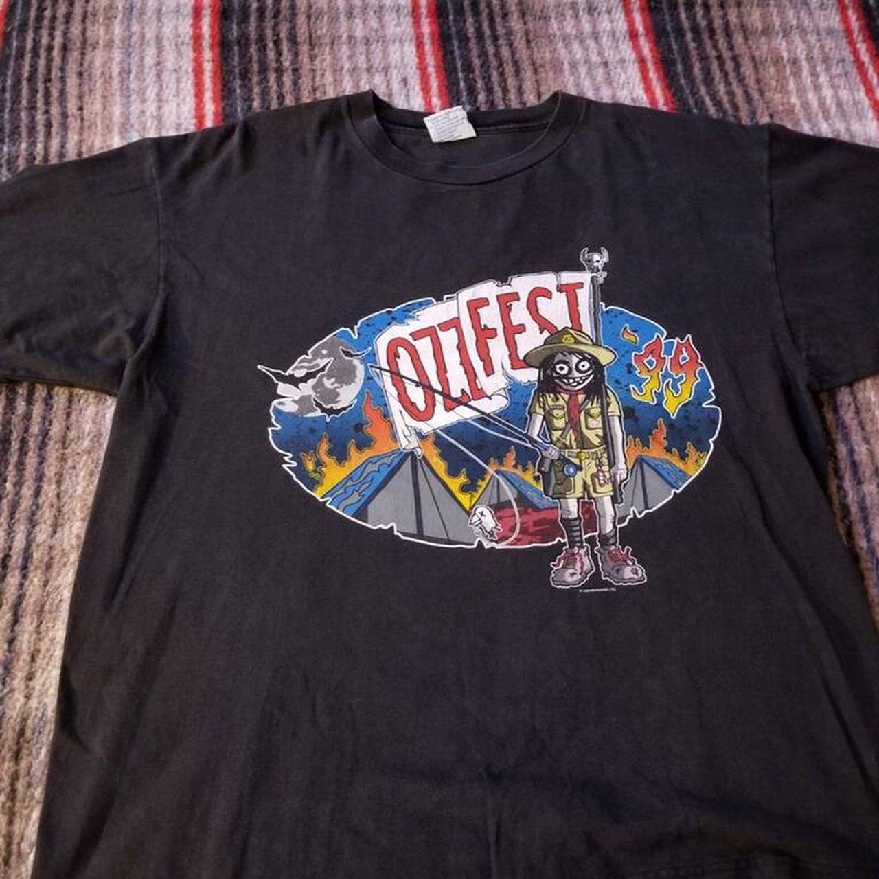 1999 Ozzfest t-shirt. Black Sabbath, Rob Zombie, | Depop