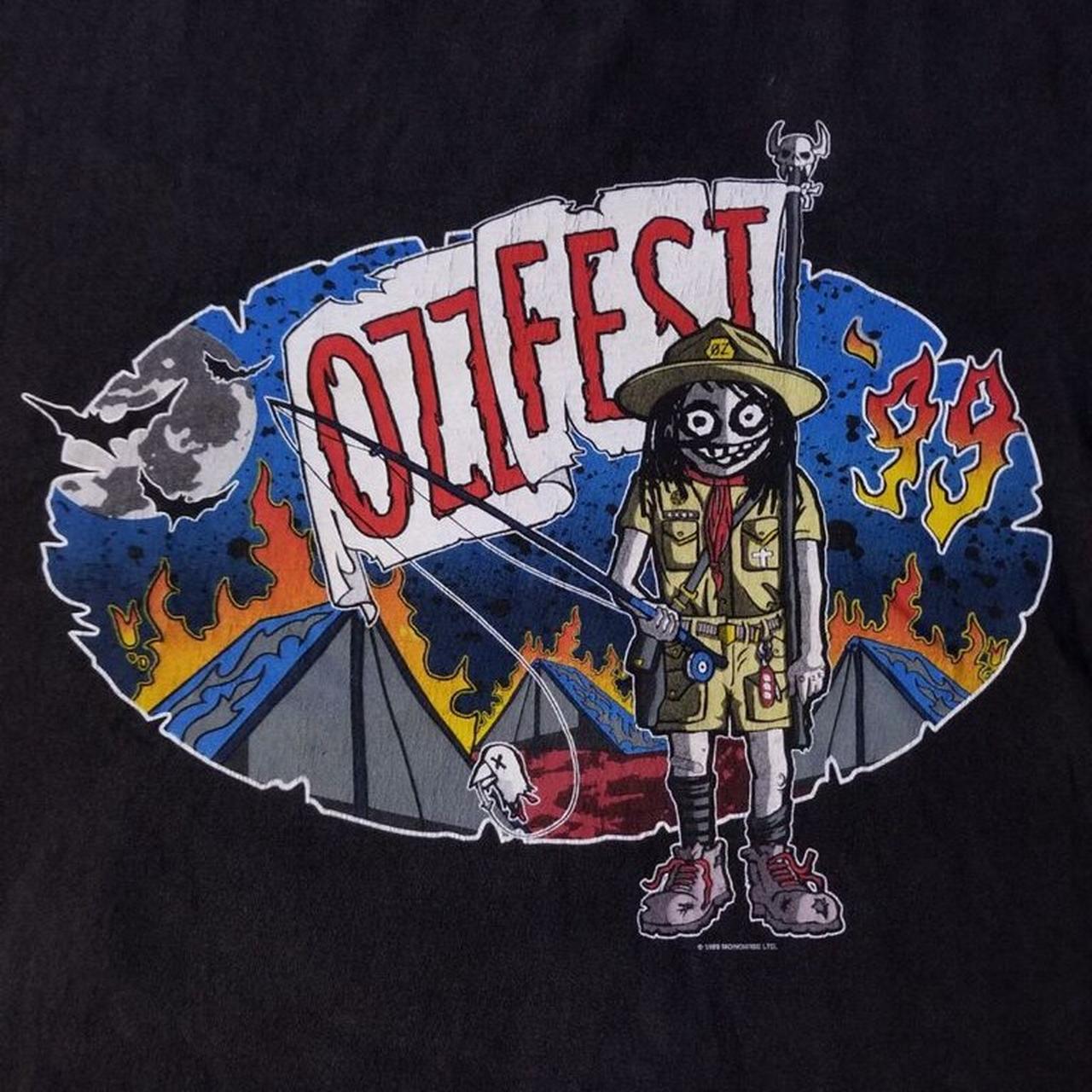 OZZFEST 1999　 Tシャツ OZZFEST 1999 VINTAGE concert tour t-shirt XL Ozzy Black