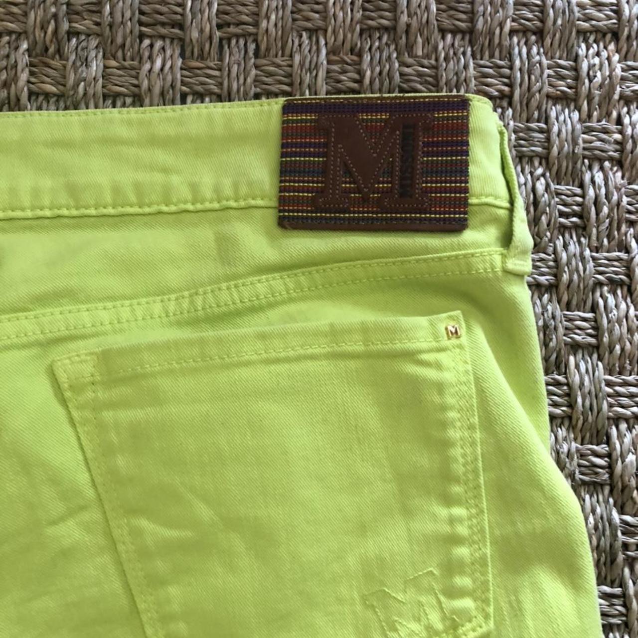 Missoni Women's Green and Gold Jeans (3)