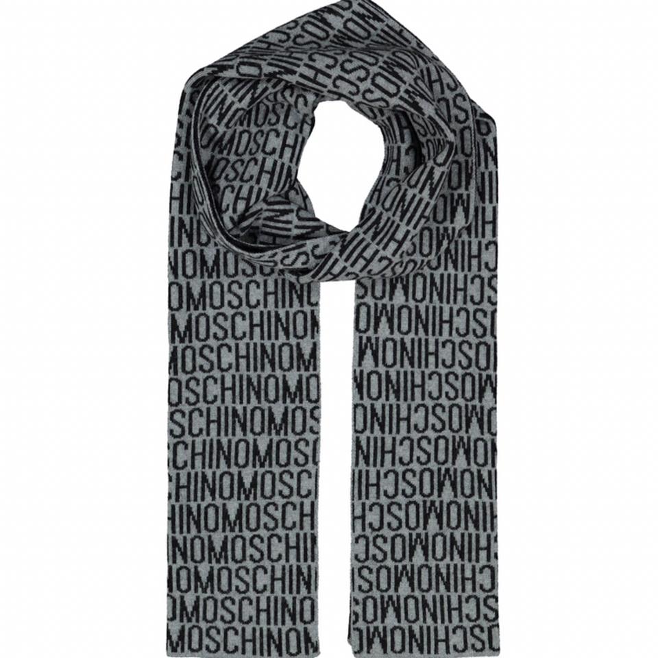 Moschino full discount logo scarf