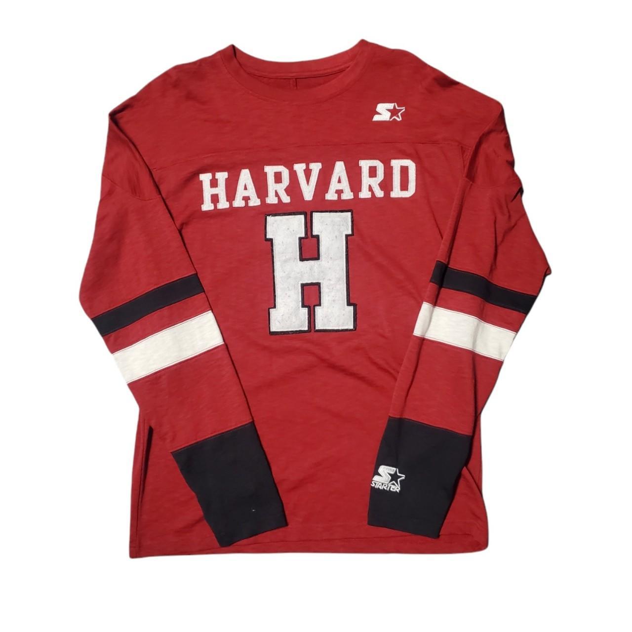 Vintage cotton Harvard University hockey starter... Depop