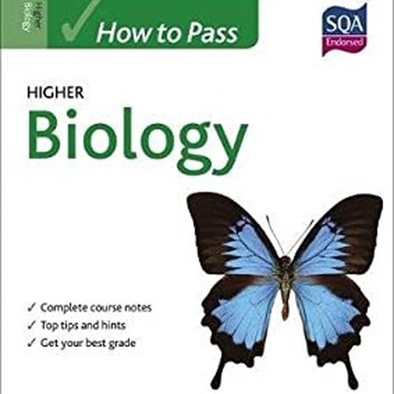 Higher Biology Textbook **used but very good... Depop