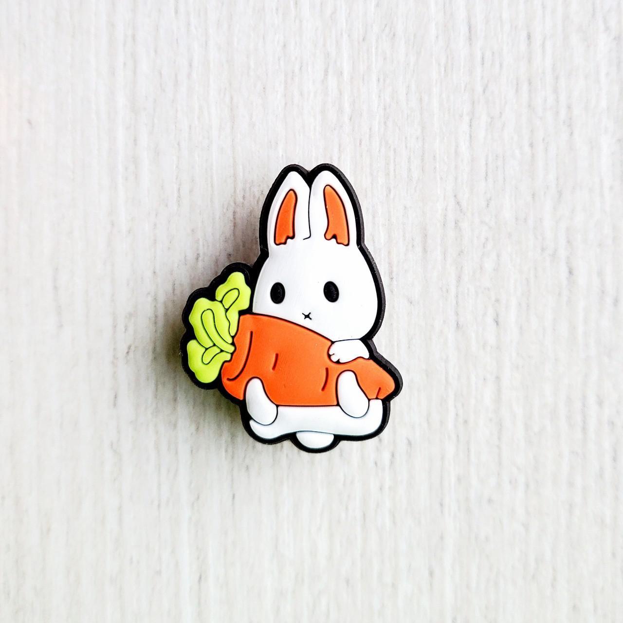 Super Cute and Funky Baby Bunny with a Carrot... Depop