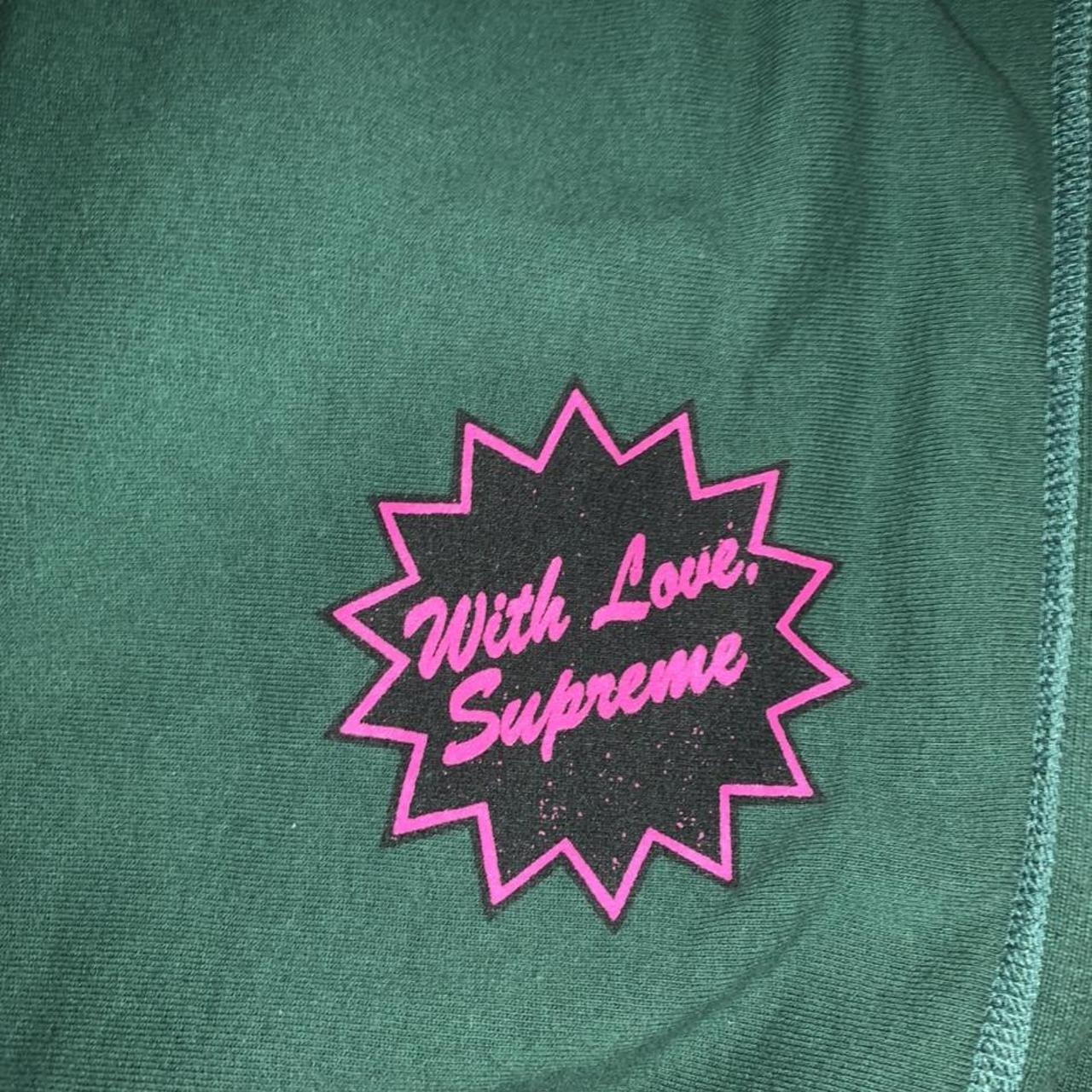 Supreme Men's Green Hoodie | Depop