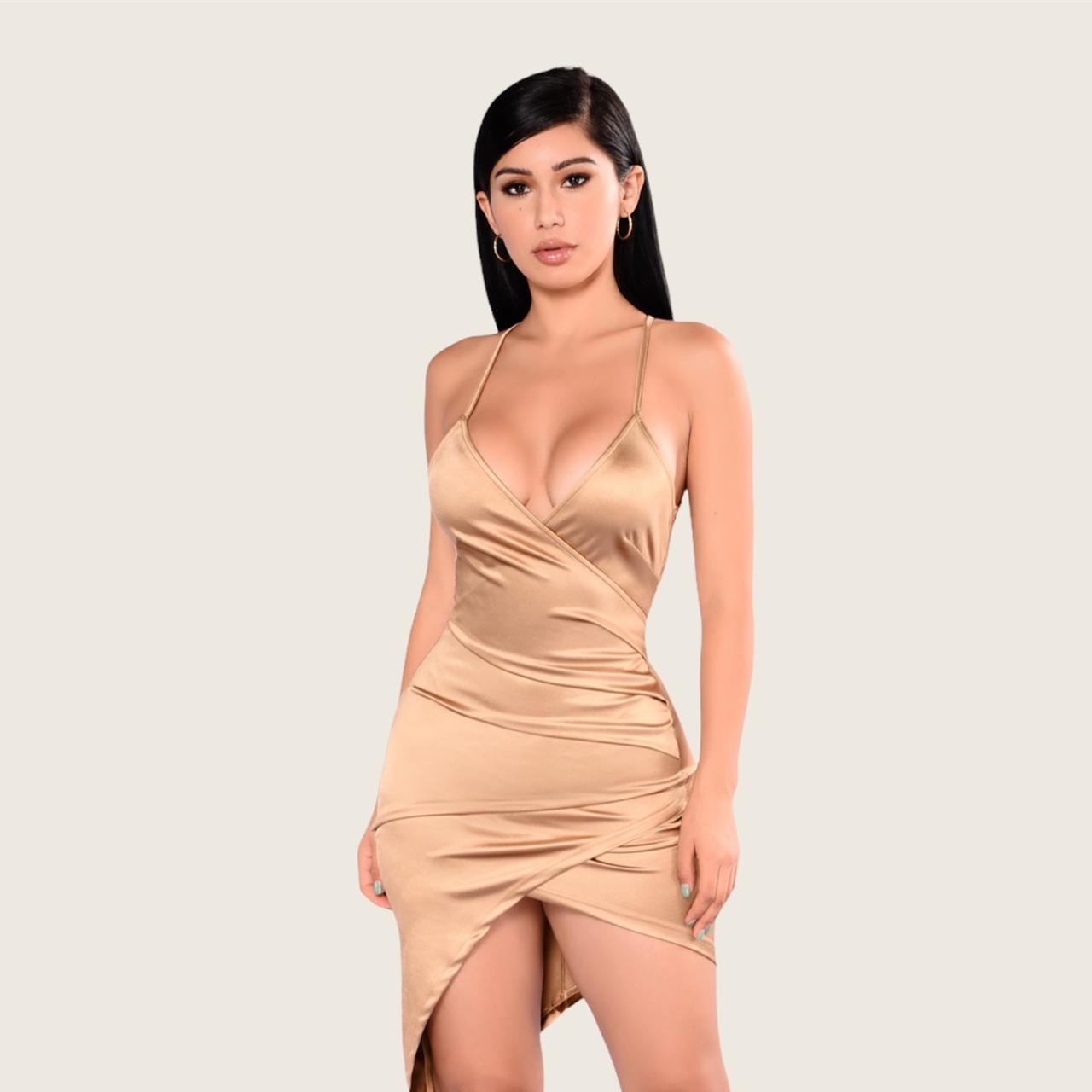 Fashion nova asymmetrical dress best sale