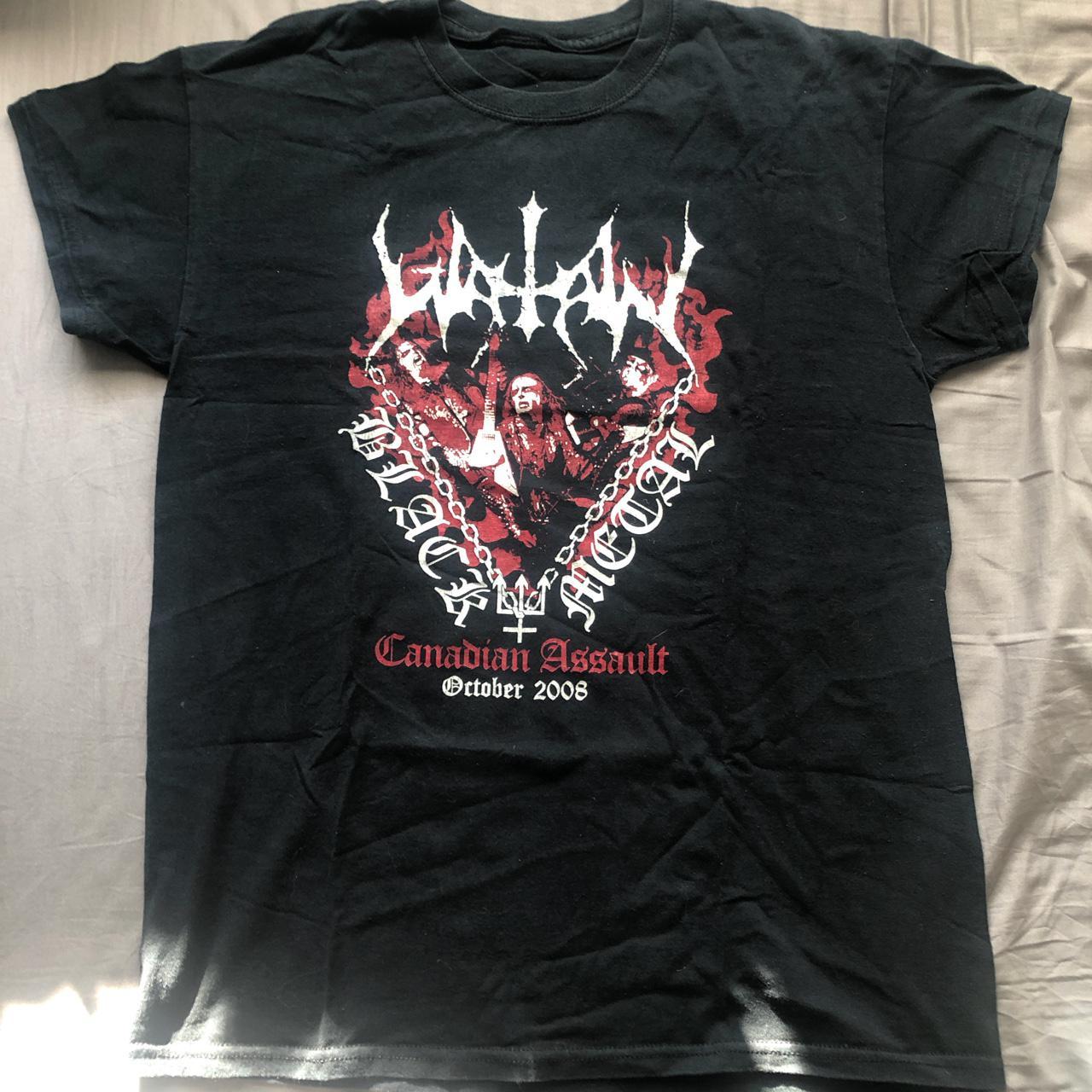 Watain Tour Shirt Canadian Assault October 2008... - Depop