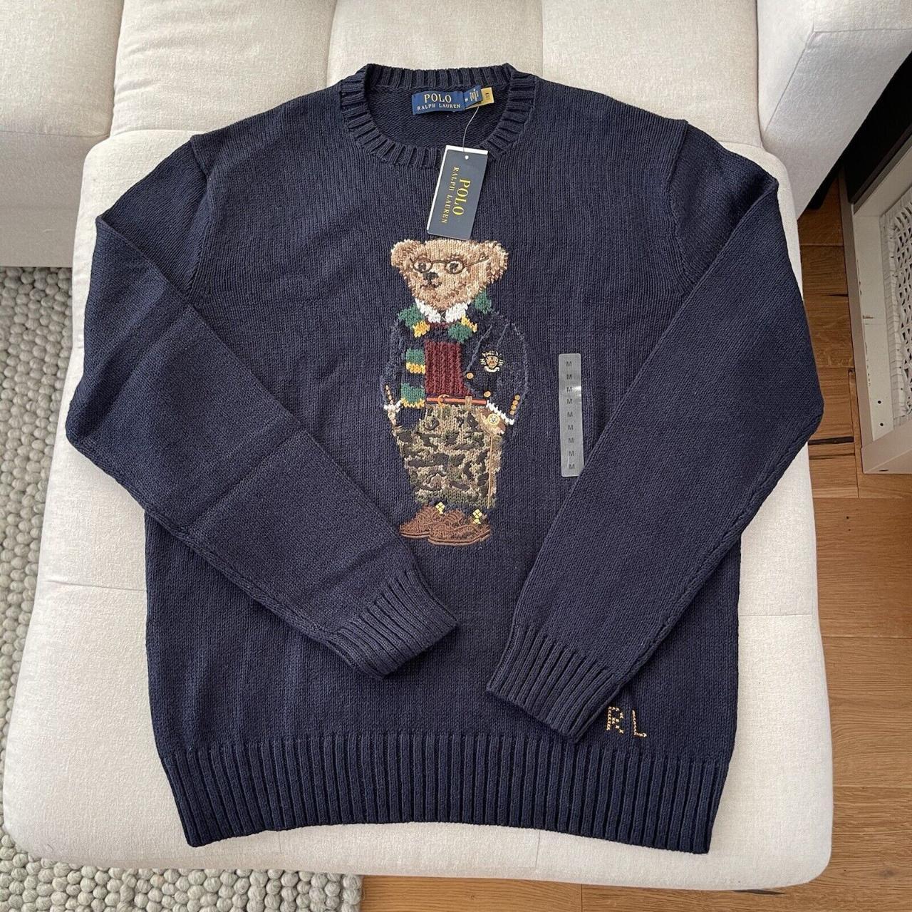 Polo Ralph Lauren Bear Jumper Knit Camo Pants - Depop