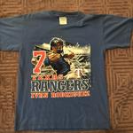 Vintage 1999 Texas Rangers Ivan Rodriguez T shirt - Depop