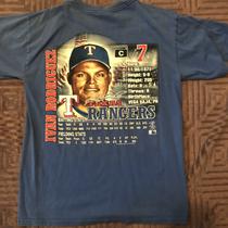 Vintage 1999 Texas Rangers Ivan Rodriguez T shirt - Depop