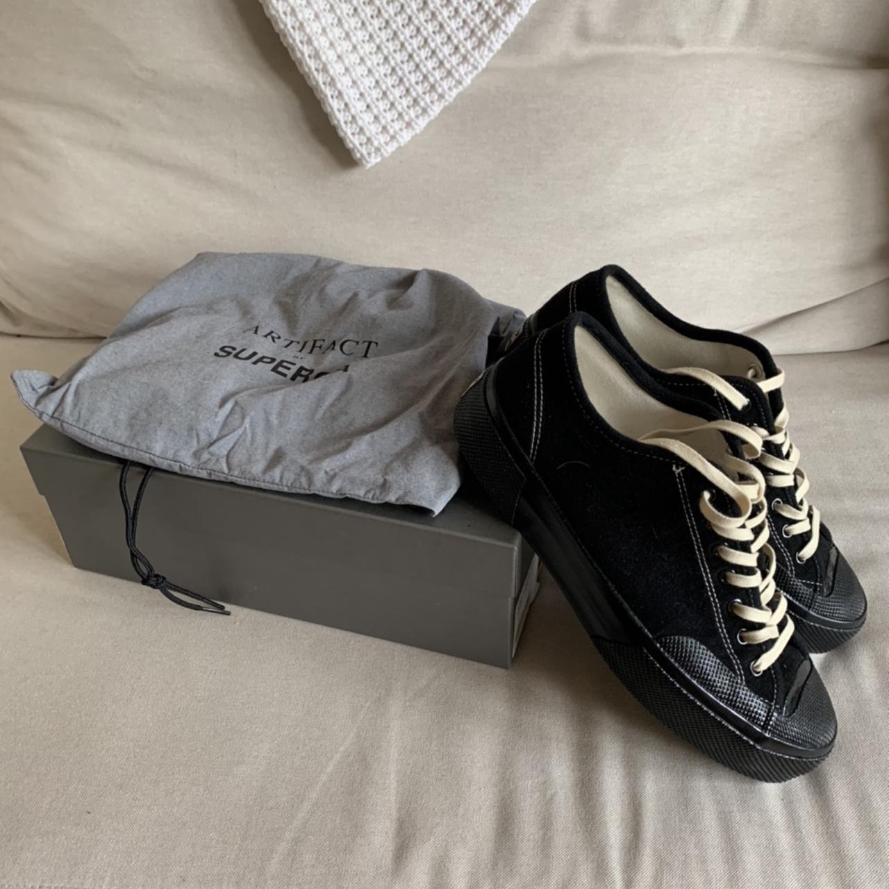 【中古＆箱付き】ARTIFACT by SUPERGA MOLESKIN 白黒 サイズ43(27.5cm～28cm)