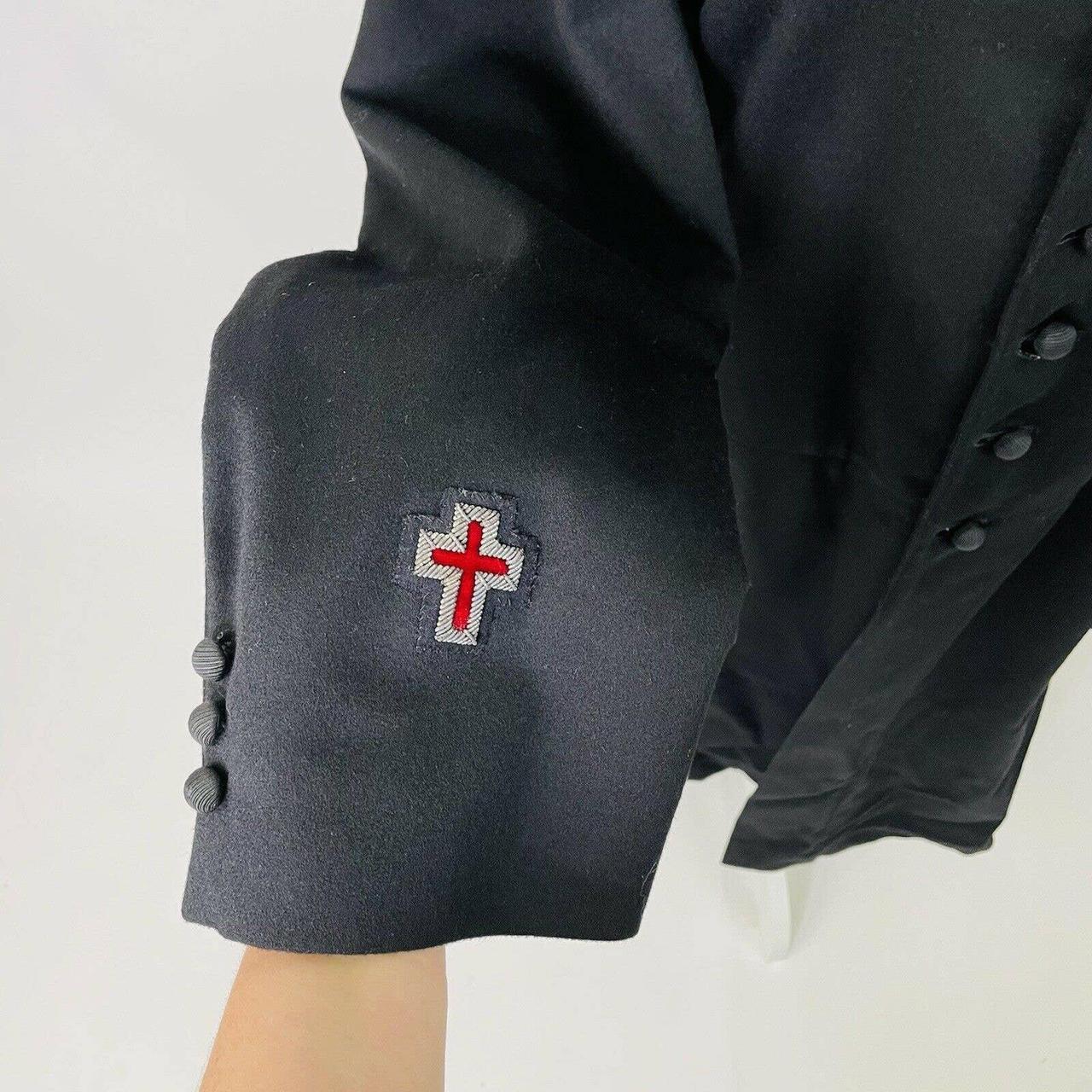 Vintage 1953 Masonic Knights Templar Wool Black... - Depop