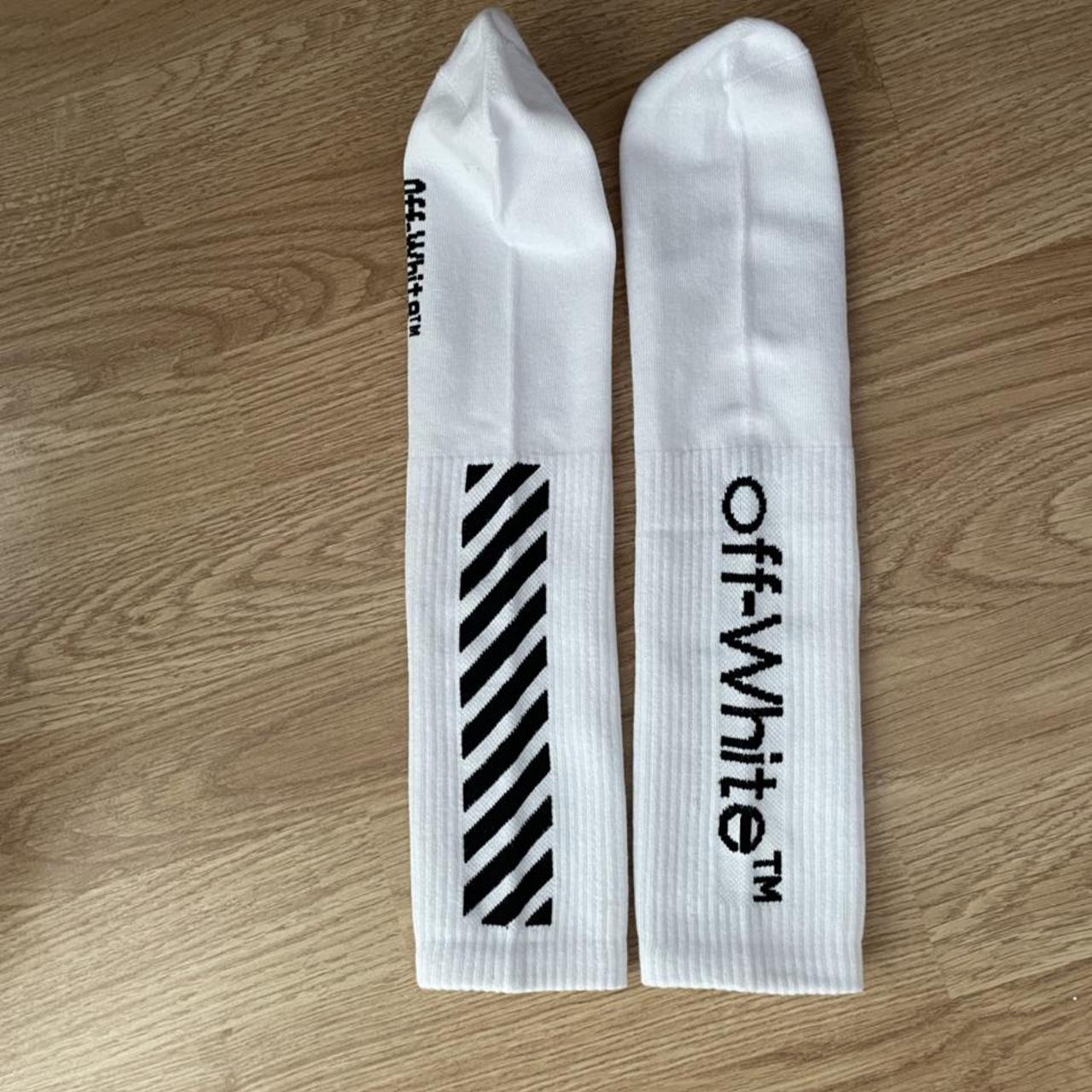 OFFWHITE SOCKS. WHITE •brand new •size... Depop