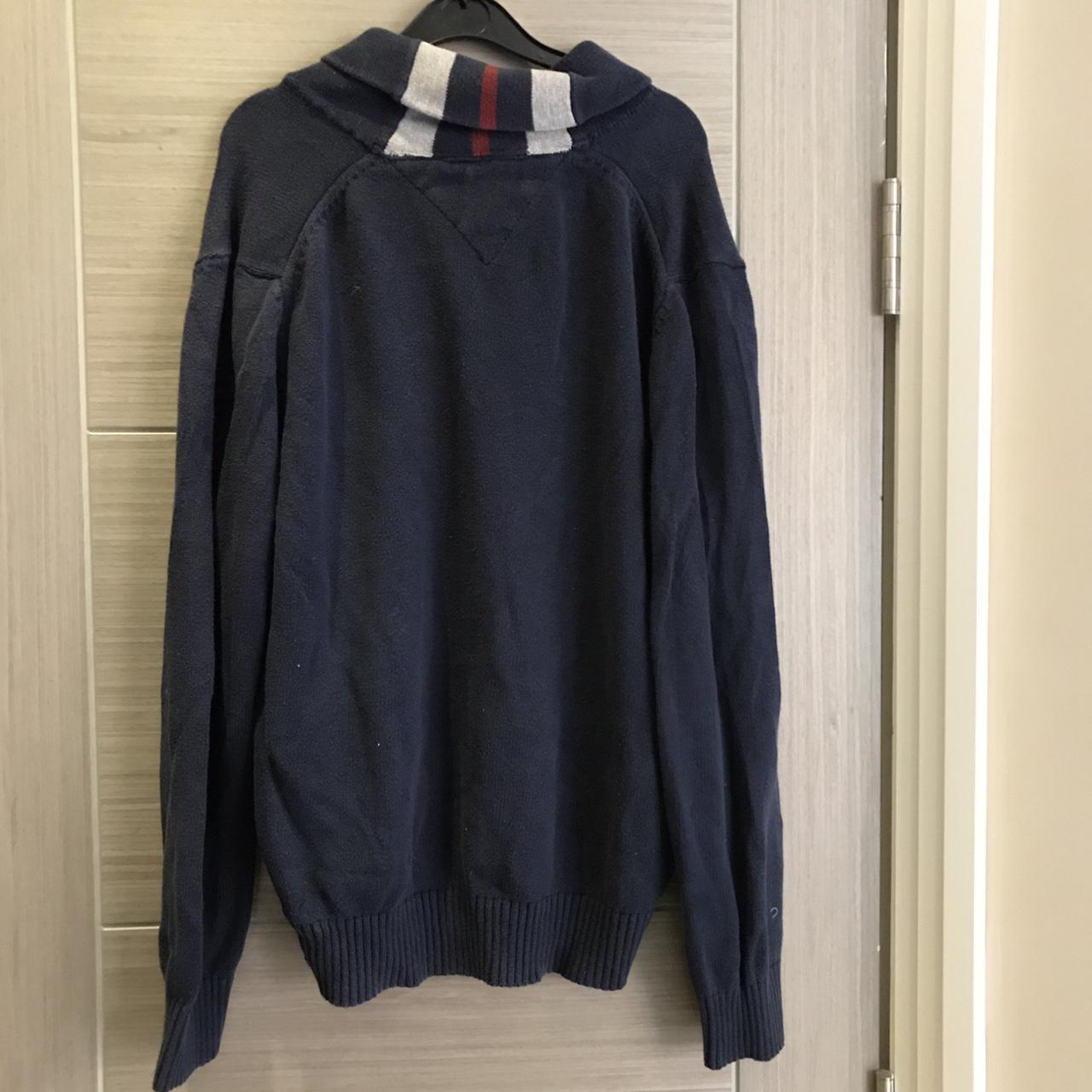 Tommy Hilfiger mens button neck jumper Condition:... - Depop