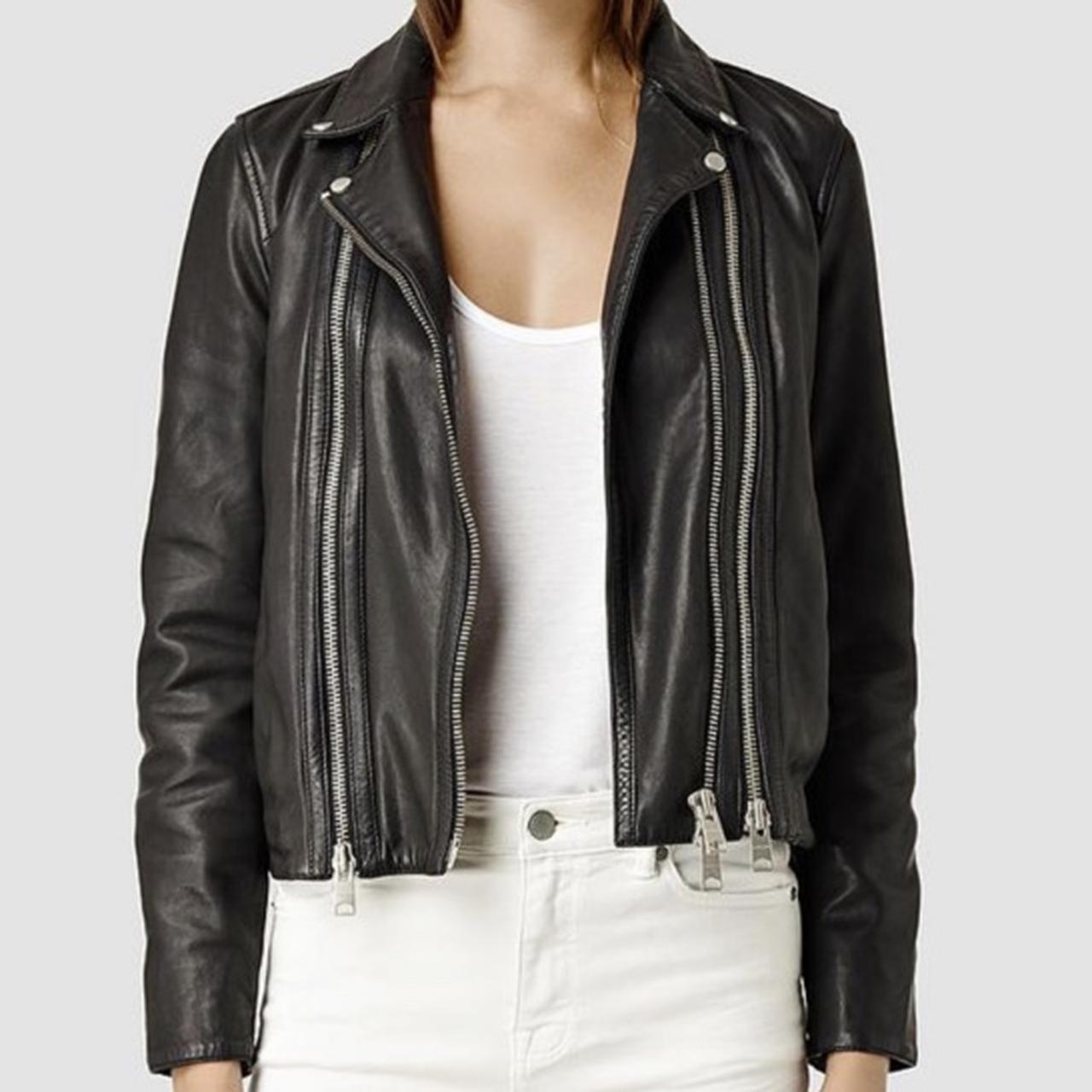 all saints melville leather jacket