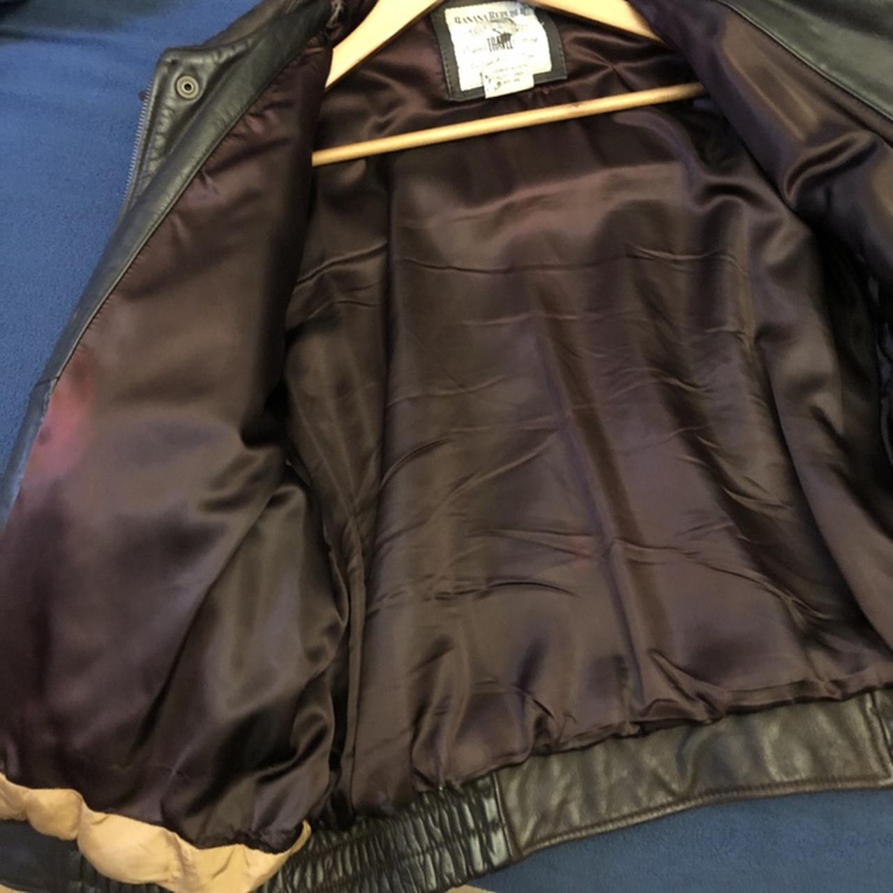 1990s Vintage Banana Republic brown Leather Jacket... - Depop