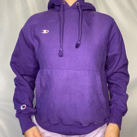 champion hoodie violet