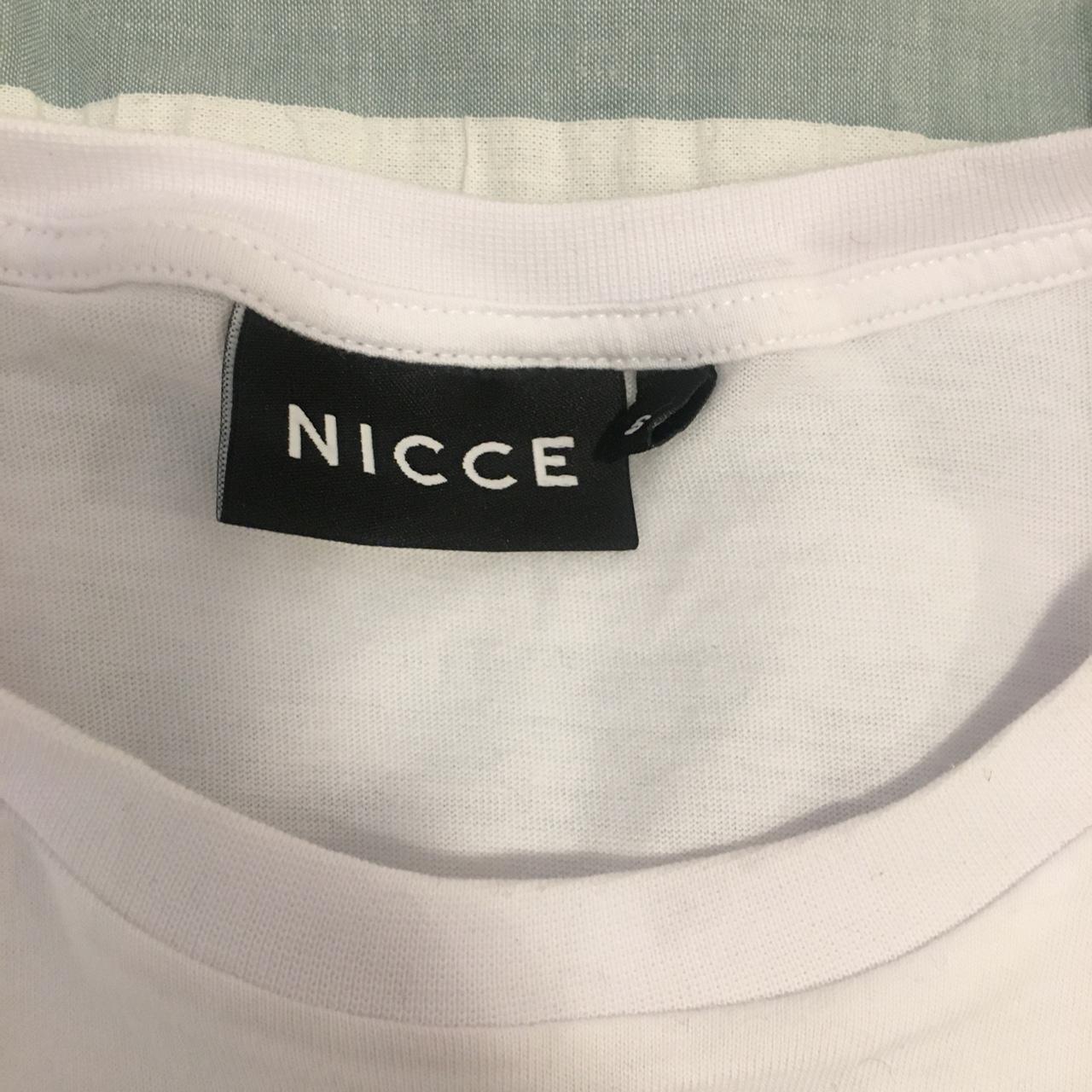 NICCE Men's White and Orange T-shirt (3)